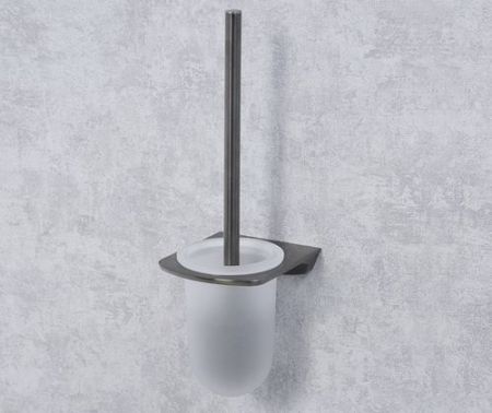 Ершик для унитаза WasserKRAFT Wiese K-8927 Оружейная сталь, артикул K-8927