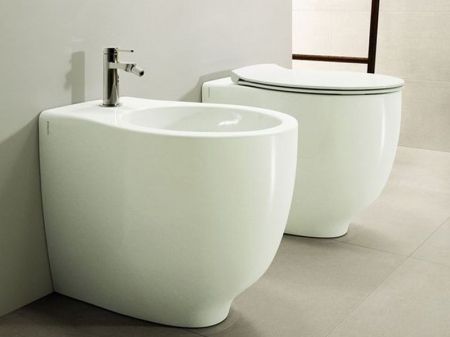 Биде Hatria Le Fiabe Y1DZ Белое, артикул Y1DZ01