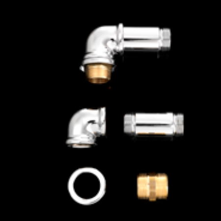 Devon  Набор соединительный для напольных ножек, хром, артикул MARFCCR