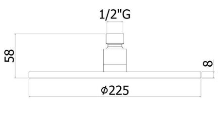 Верхний душ Paffoni Master ZSOF074NO, артикул ZSOF074NO