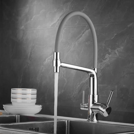 Смеситель для кухни Rose R658, хром, артикул R658