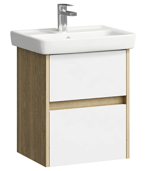"Сити" Тумба под умывальник подвесная , цвет дуб балтийский CI0105DB, ТМ «AQWELLA»