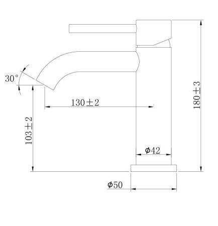 Смеситель для раковины Bronze de Luxe Scandi 9001BR Бронза, артикул 9001BR
