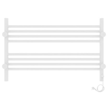 Полотенцесушитель электро "Оливия ЧК8 800*500", белый муар, левый