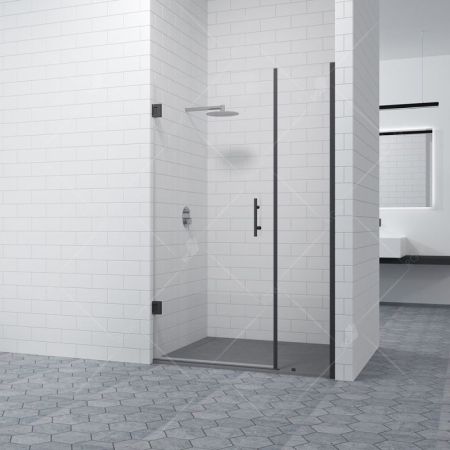 Душевая дверь RGW Hotel HO-012-B 350601200-14 профиль Черный стекло прозрачное, артикул 350601200-14