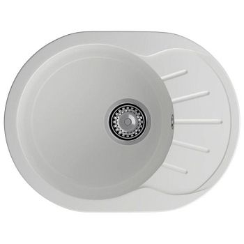 Кухонная мойка GranFest RONDO 580L, иней