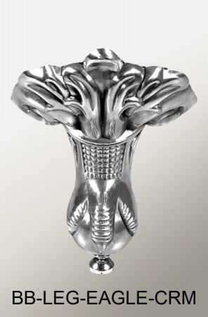 Ванна акриловая отдельностоящая BelBagno  BB05, артикул BB-LEG-LION-ORO