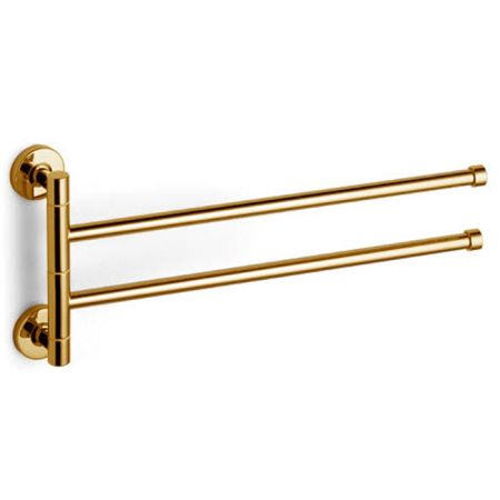 Bertocci Cinquecento Полотенцедержатель двойной, поворотный 37 см, цвет: золото, артикул 110 0536 5000