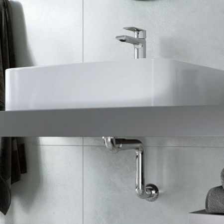 Сифон для умывальника и биде EXCELLENT с трубой (хром)