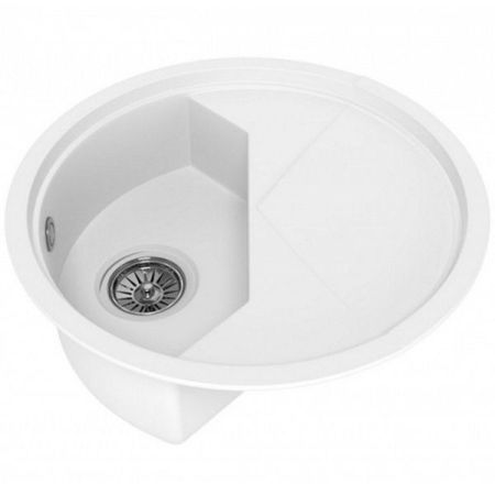 Кухонная мойка KitKraken Stream White 51 Белая