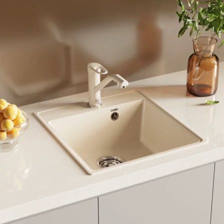 Смеситель для кухни Ulgran UQ-010-02, лен