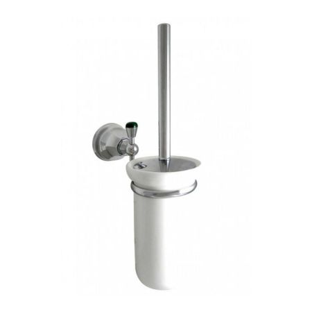 Nicolazzi Teide Chic Ершик для унитаза, украшеный камнем, цвет: хром, артикул 1490CR15C