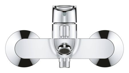 Смеситель для ванны с душем  GROHE BAU LOOP 23602001 (хром, L-16,8), шт, артикул 23602001