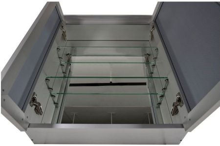 Зеркало-шкаф De Aqua 70 серебро, артикул AL 503 070 S