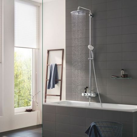 Душевая система GROHE EUPHORIA SMARTCONTROL 26510000 (хром, металл/пластик, 175-см, круглая), шт, артикул 26510000