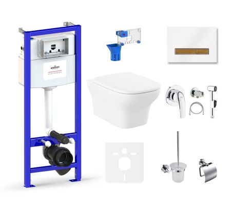 Комплект 10 в 1 Lavinia Boho Bristol Rimless 75110696, премиум со стеклянной клавишей, артикул 75110696