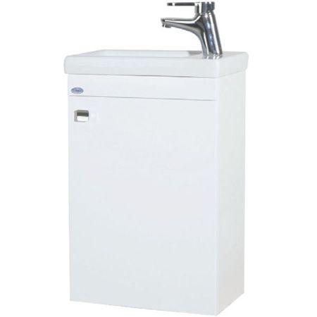 Тумба под раковину Bellezza Комо 40 4639005180019 подвесная Белая, артикул 4639005180019