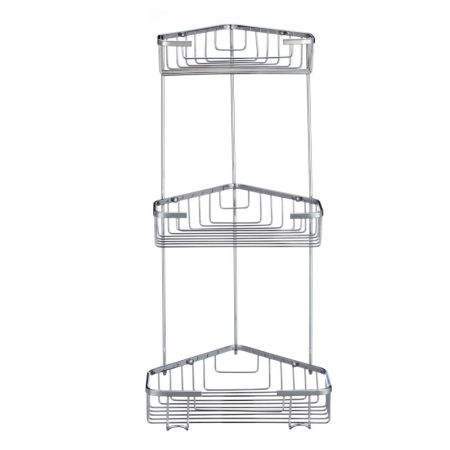 Полка угловая Savol S-002832-3, хром, артикул S-002832-3