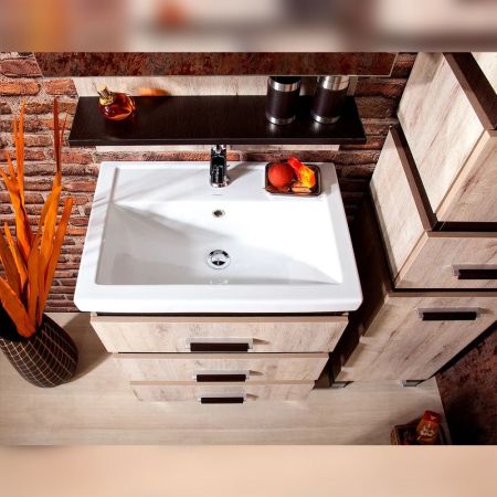 Комплект мебели для ванной Бриклаер ТЕХАС 70, кантри/венге, артикул ТЕХАС 70