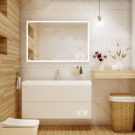 Зеркало с подсветкой ART&MAX MONZA AM-Mon-1200-800-DS-F, артикул AM-Mon-1200-800-DS-F