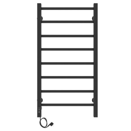 Полотенцесушитель электро "Феличия ЧКЧ8 400х800", черный муар, левый