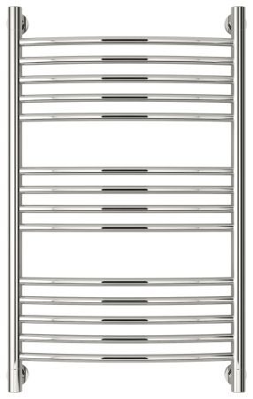 Полотенцесушитель, Сунержа, Богема +, выгнутая, водяной, ширина, мм-550, глубина, мм-105, высота, мм-862, межосевое расстояние-500, подключение-диагональное/нижнее/вертикальное, температура теплоносителя-до 95°С, мощность-Вт-497, присоединительный размер-, артикул 00-0221-8050