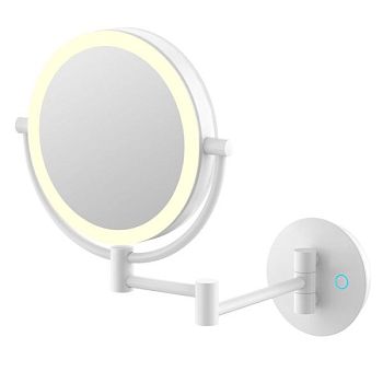 Зеркало косметическое JAVA S-M222W, белый