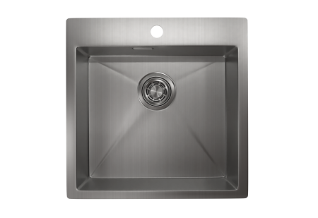 Кухонная мойка GRANULA (5151, СТАЛЬ САТИН), артикул 5151, СТАЛЬ САТИН