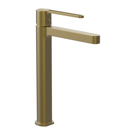 смесители для раковины Vincea Смеситель для раковины Rondo VBF-1R2BG однорычажный, брашированное золото,, артикул VBF-1R2BG