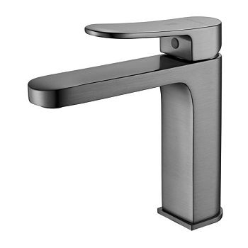 Смеситель для раковины Shevanik S4501T, оружейная сталь