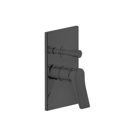 GESSI Rilievo Встраиваемый смеситель для душа на 2 источника с автоматическим переключателем (внешние части), цвет: nero XL, артикул 59079#299