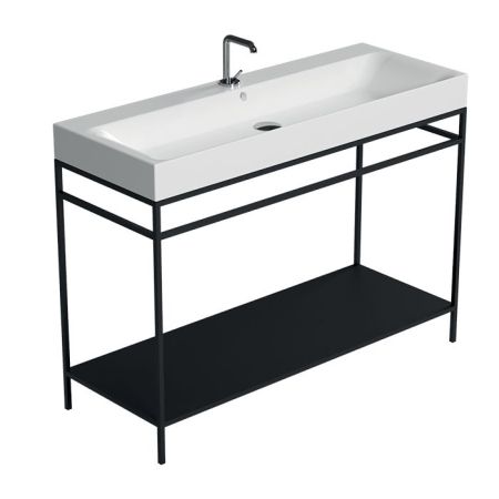 KERASAN Cento раковина 120х45 c 1 отв. под смеситель, цвет белый, артикул 353401*1