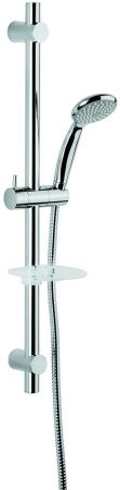 Душевой комплект: штанга, лейка, шланг, мыльница. C02670, цвет хром, артикул C02670CR