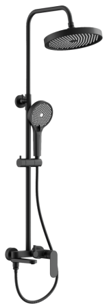 Душевая система BELZ B24713-7, черный, артикул B24713-7