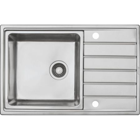 Мойка Seaman Eco Roma SMR-7850A, два отверстия (Ø35мм), комплектация с вентиль-автоматом, артикул SMR-7850A.B