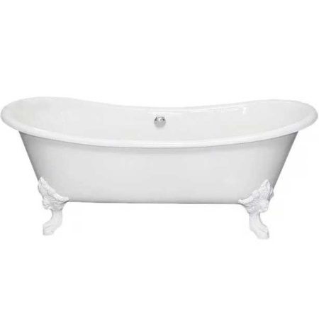 Чугунная ванна Elegansa Nadia 180x80 ножки Белые
