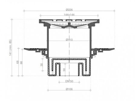 Confluo Standard 15х15 Vertical Square, артикул 13000019