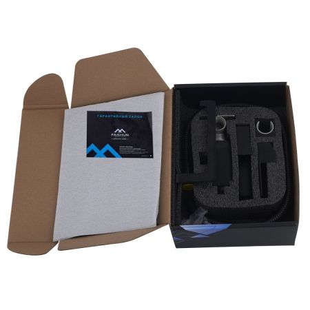 Гигиенический душ со смесителем и держателем туалетной бумаги FASHUN A57704-7, чёрный