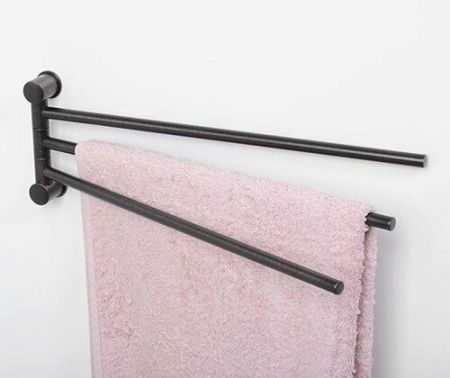 Полотенцедержатель WasserKRAFT Isar K-1633 поворотный Темная бронза, артикул K-1633