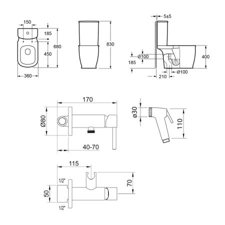 Комплект 2 в 1 Lavinia Boho Bell Pro 21040001, артикул 21040001
