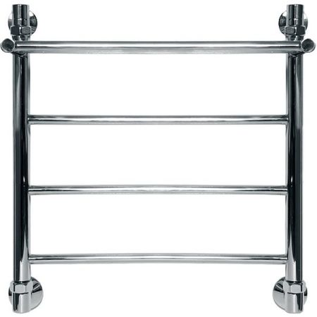 Водяной полотенцесушитель Ника Classic ЛП/ВП 50x50 с полкой Хром, артикул ЛП/ВП 50x50
