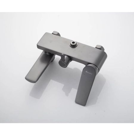 Душевая система Knotlor KN-62/GM, вороненая сталь, артикул KN-62/GM