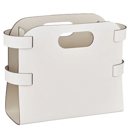 ADJ Журнальница, 16x36xH25 см., цвет: белый/панна котта, артикул 9868.10/16