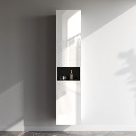 M8FCH04029WG Func, шкаф с полками 40 см (В 900мм), цвет белый глянец, артикул M8FCH04029WG