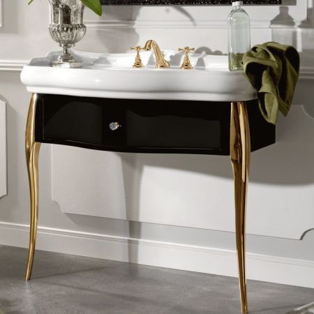 KERASAN Retro, раковина 100*54,5см с 1 отв. под смеситель, цвет: белый, артикул 105001*1