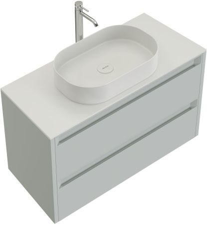 Тумба под раковину Allen Brau Fantasy 100 1.11003.PWM 2.0 папирус матовый, артикул 1.11003.PWM 2.0