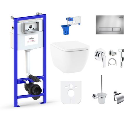 Комплект 10 в 1 Lavinia Boho One Rimless 98010134, премиум с пластиковой клавишей, артикул 98010134