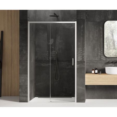 Дверь в нишу NEW TRENDY PRIME 160x200 D-0310A (хром), артикул D-0310A