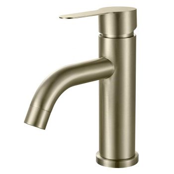 Смеситель для раковины Fmark FS8201C, матовое золото