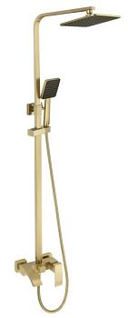 Душевая система Fmark FS8645C, матовое золото